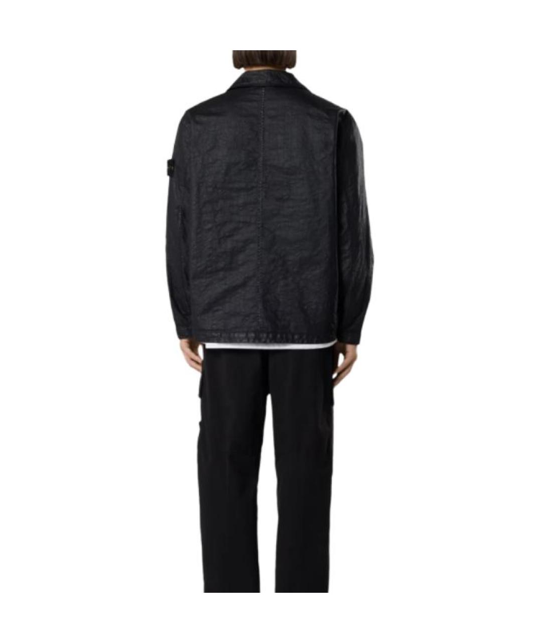 STONE ISLAND Черная куртка, фото 4