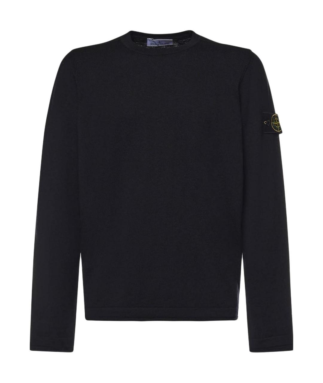 STONE ISLAND Черный джемпер / свитер, фото 1