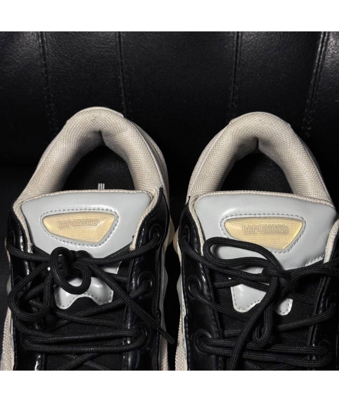 ADIDAS X RAF SIMONS Белые текстильные низкие кроссовки / кеды, фото 8