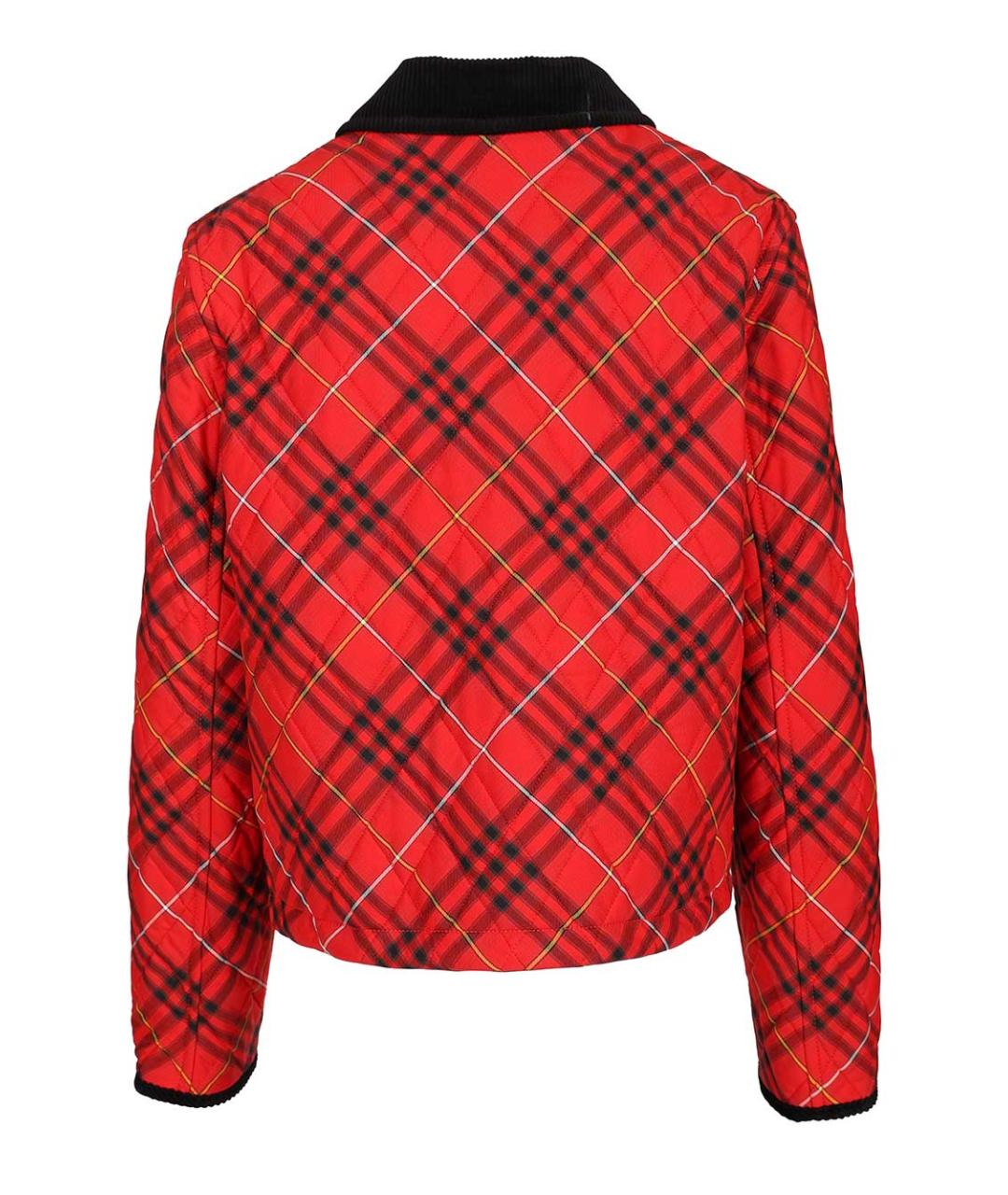 BURBERRY Красная хлопковая куртка, фото 2