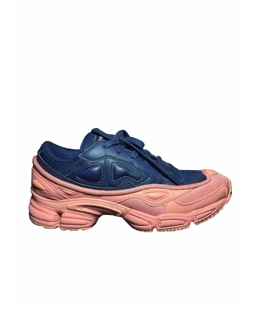 ADIDAS X RAF SIMONS Мульти текстильные низкие кроссовки / кеды, фото 1