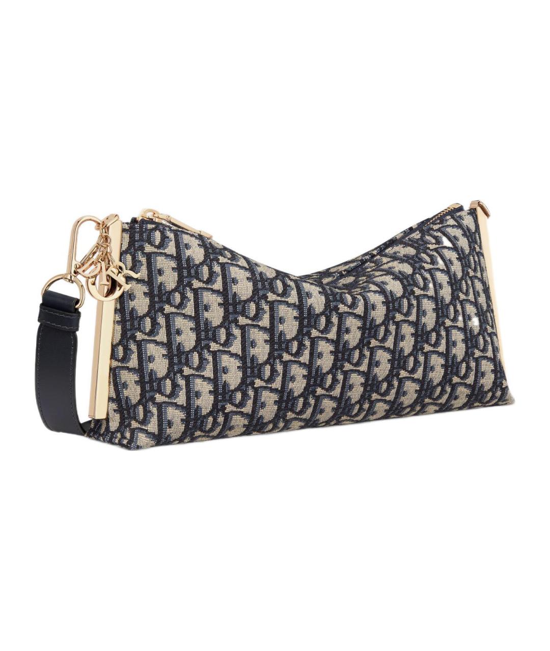 CHRISTIAN DIOR Темно-синяя сумка через плечо, фото 2