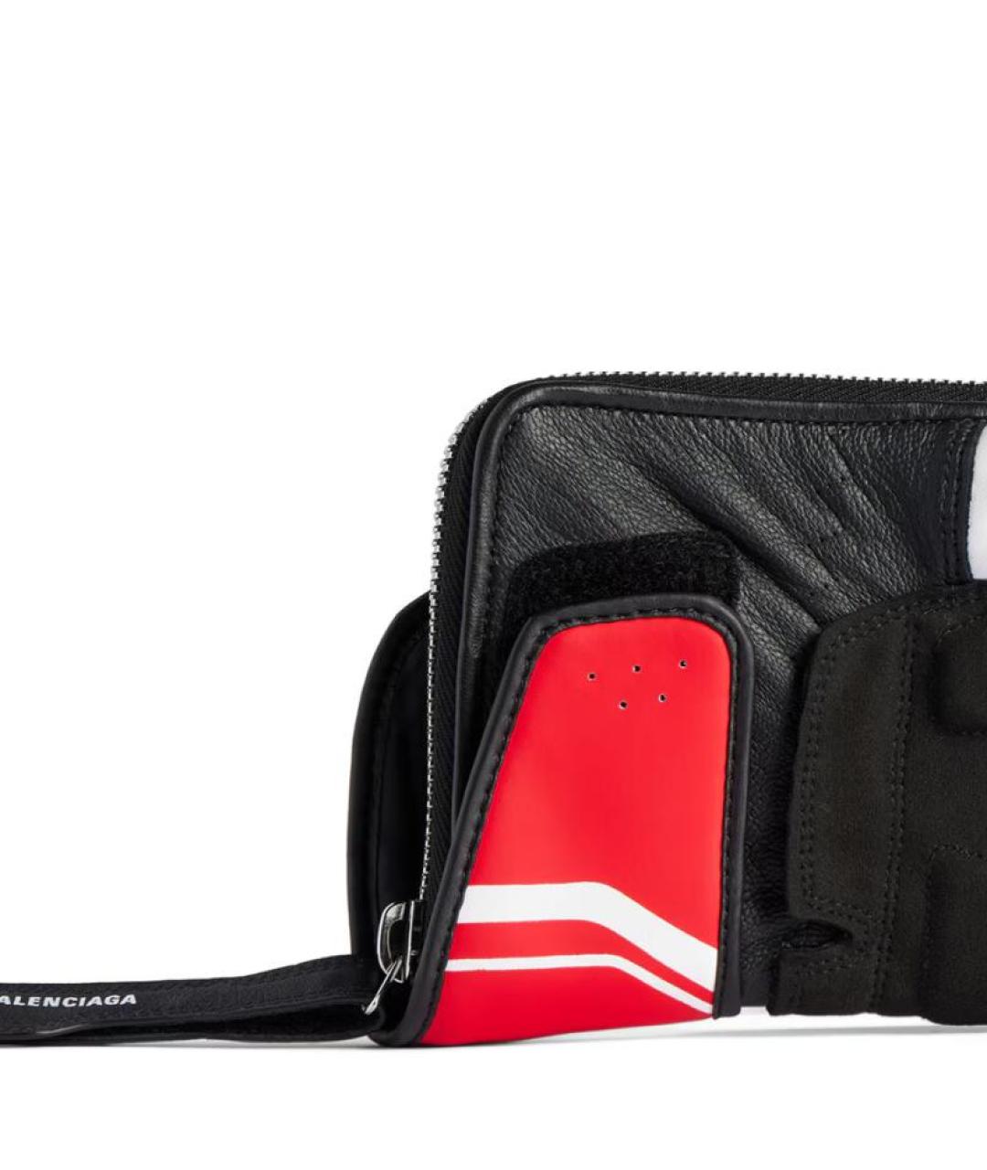 BALENCIAGA Черная кожаная папка для документов, фото 4