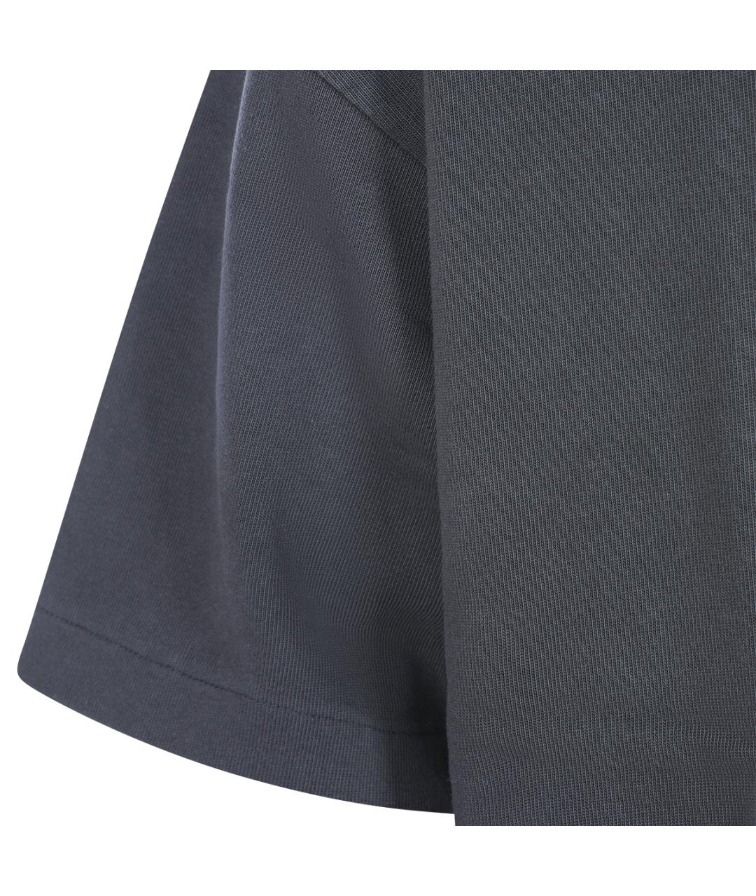 FEAR OF GOD ESSENTIALS Серая хлопковая футболка, фото 4