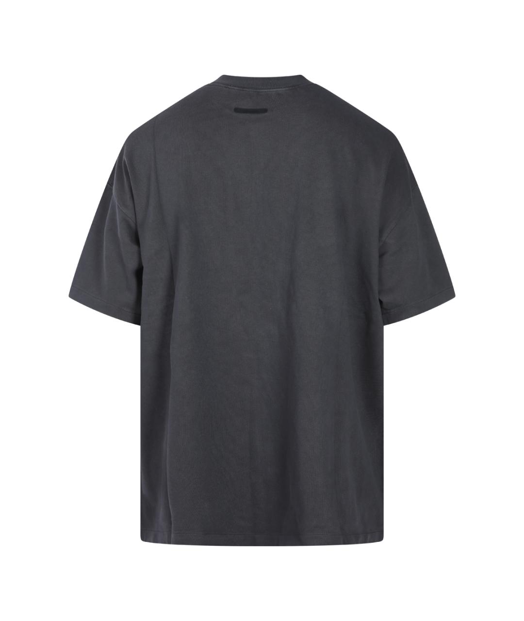 FEAR OF GOD ESSENTIALS Серая хлопковая футболка, фото 2