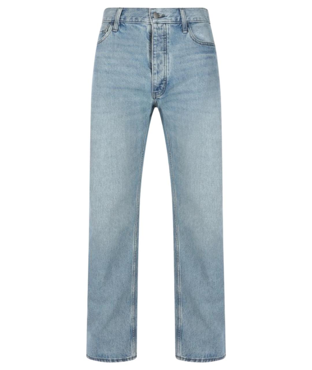 FEAR OF GOD ESSENTIALS Голубые хлопковые прямые джинсы, фото 1