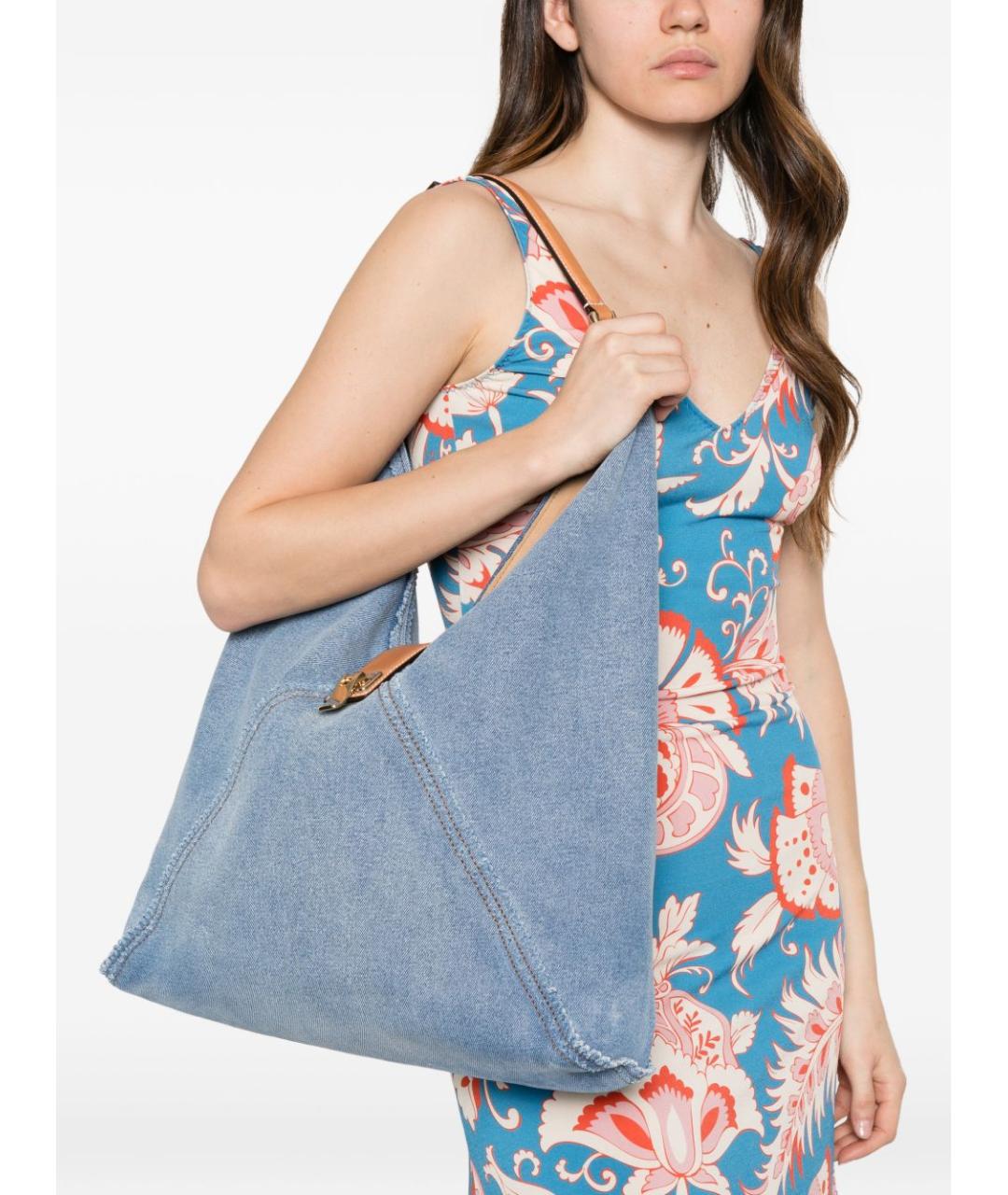 ERMANNO SCERVINO Хлопковая сумка тоут, фото 2