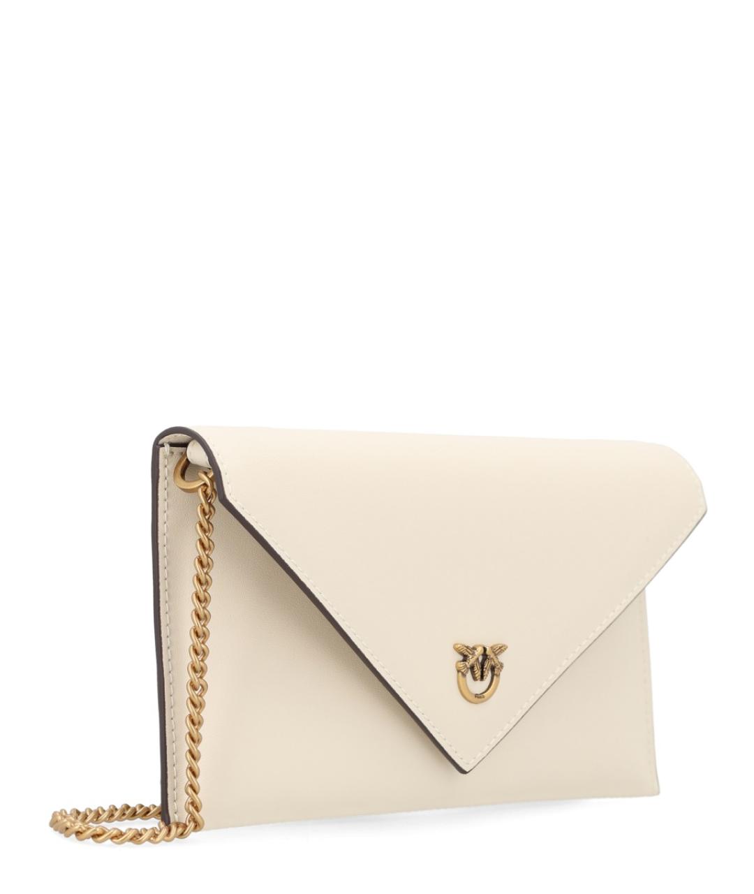 PINKO Белая синтетическая сумка через плечо, фото 2