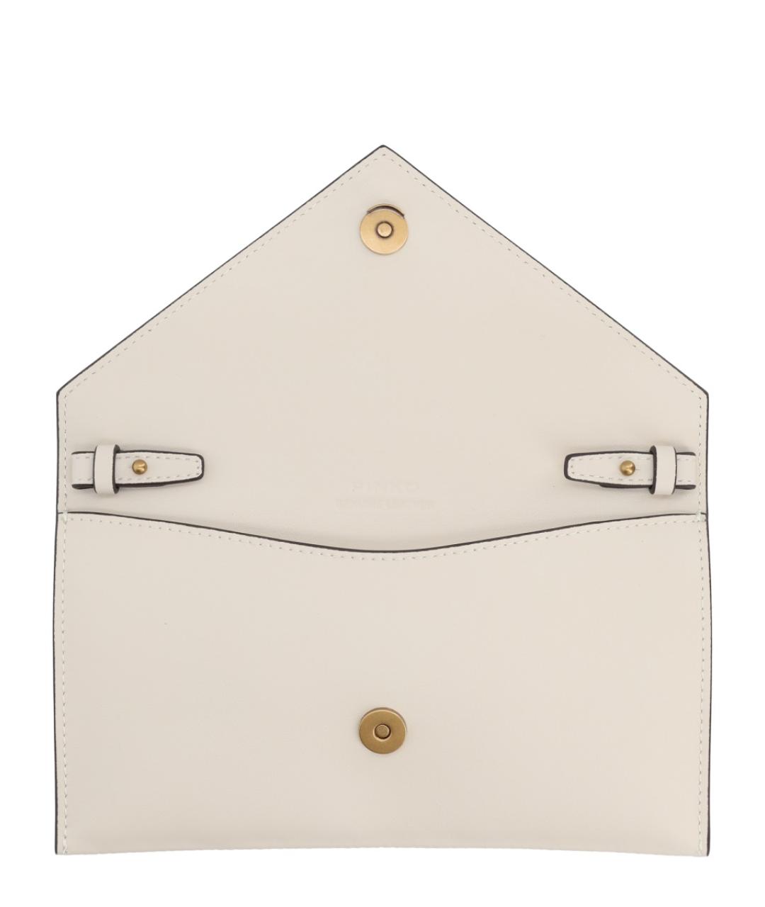 PINKO Белая синтетическая сумка через плечо, фото 4