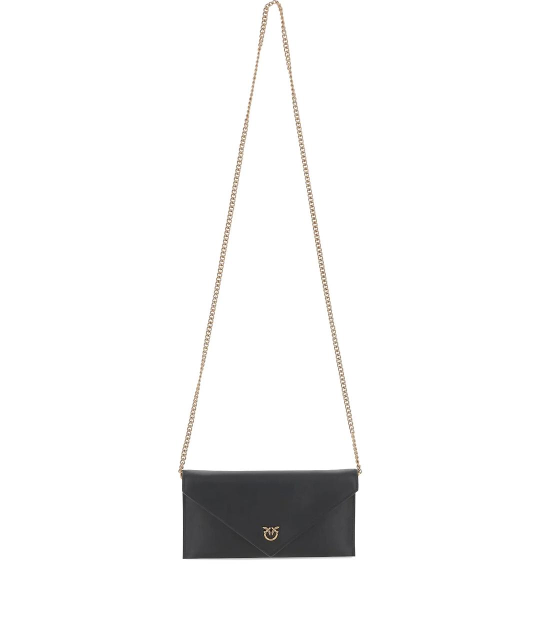 PINKO Черная синтетическая сумка через плечо, фото 3