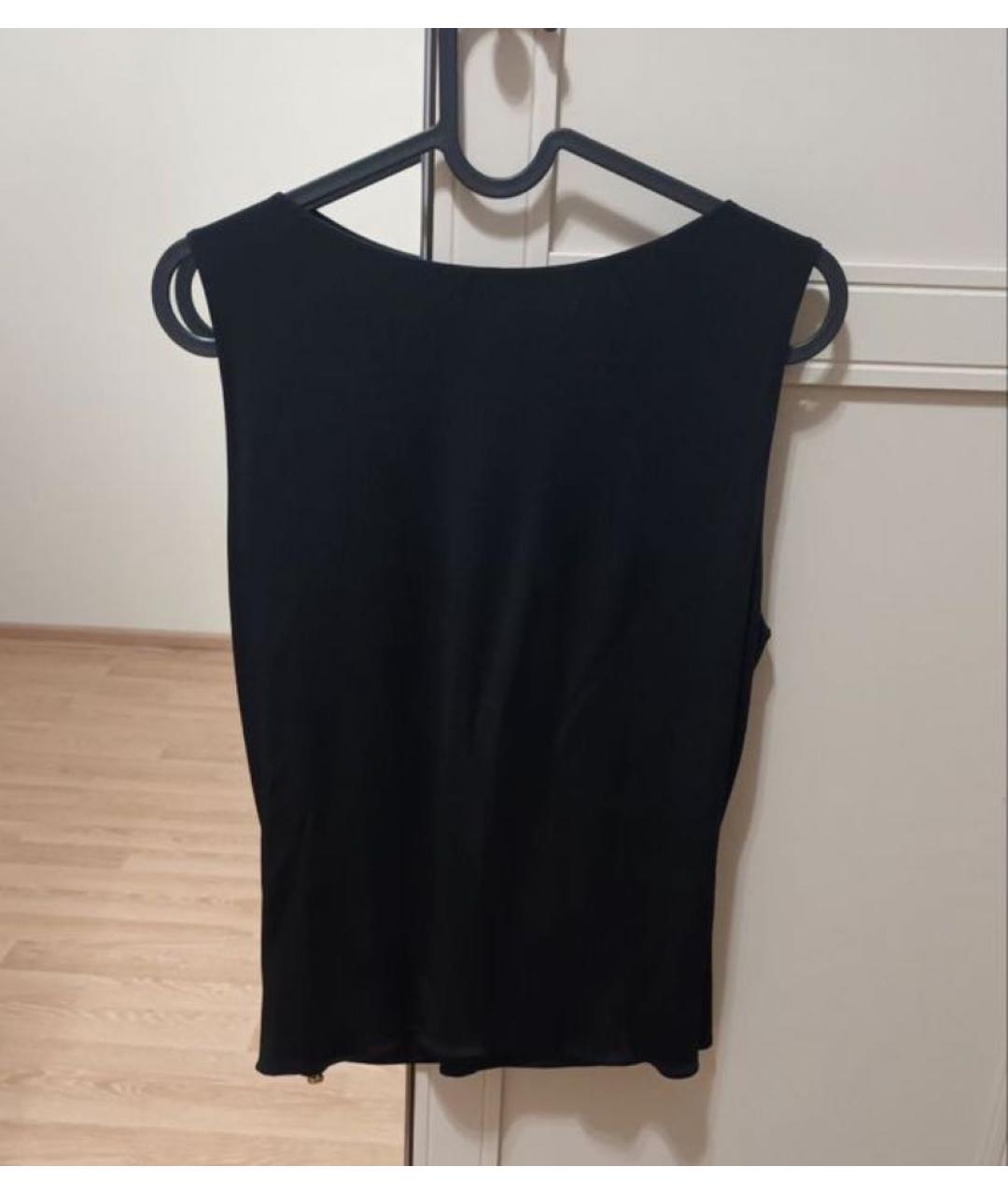 GUCCI Черная вискозная майка, фото 2