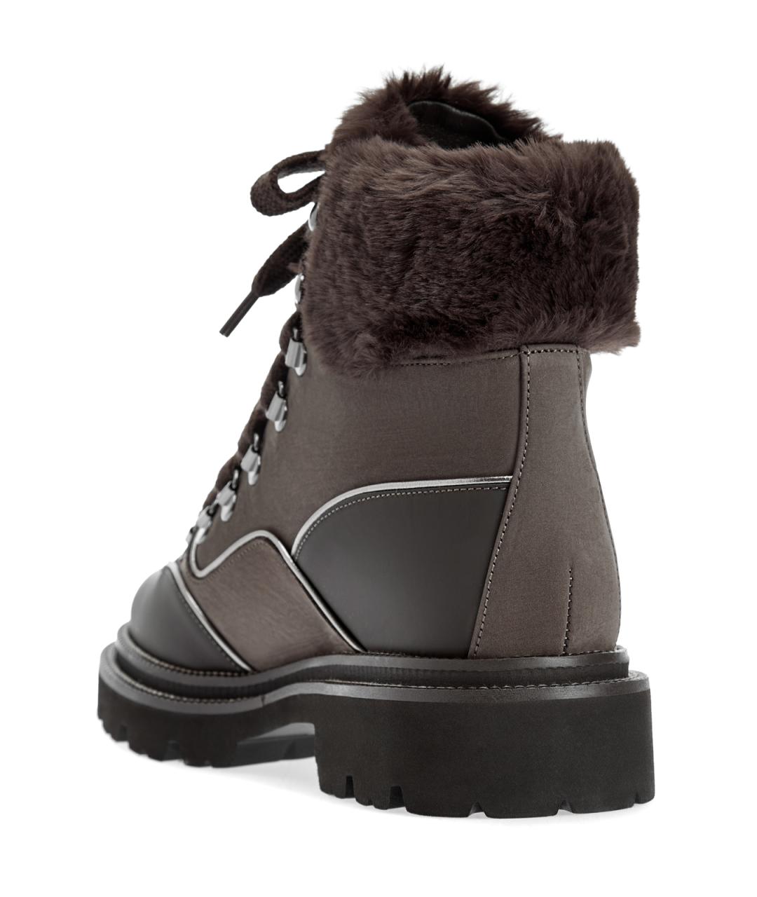 PESERICO Коричневые кожаные ботинки, фото 3