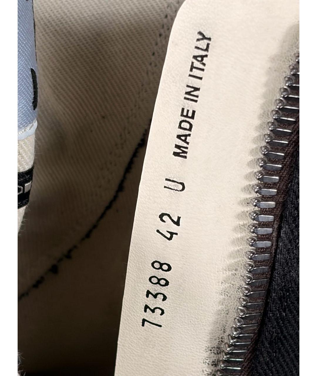 RICK OWENS DRKSHDW Черные текстильные высокие кроссовки / кеды, фото 7