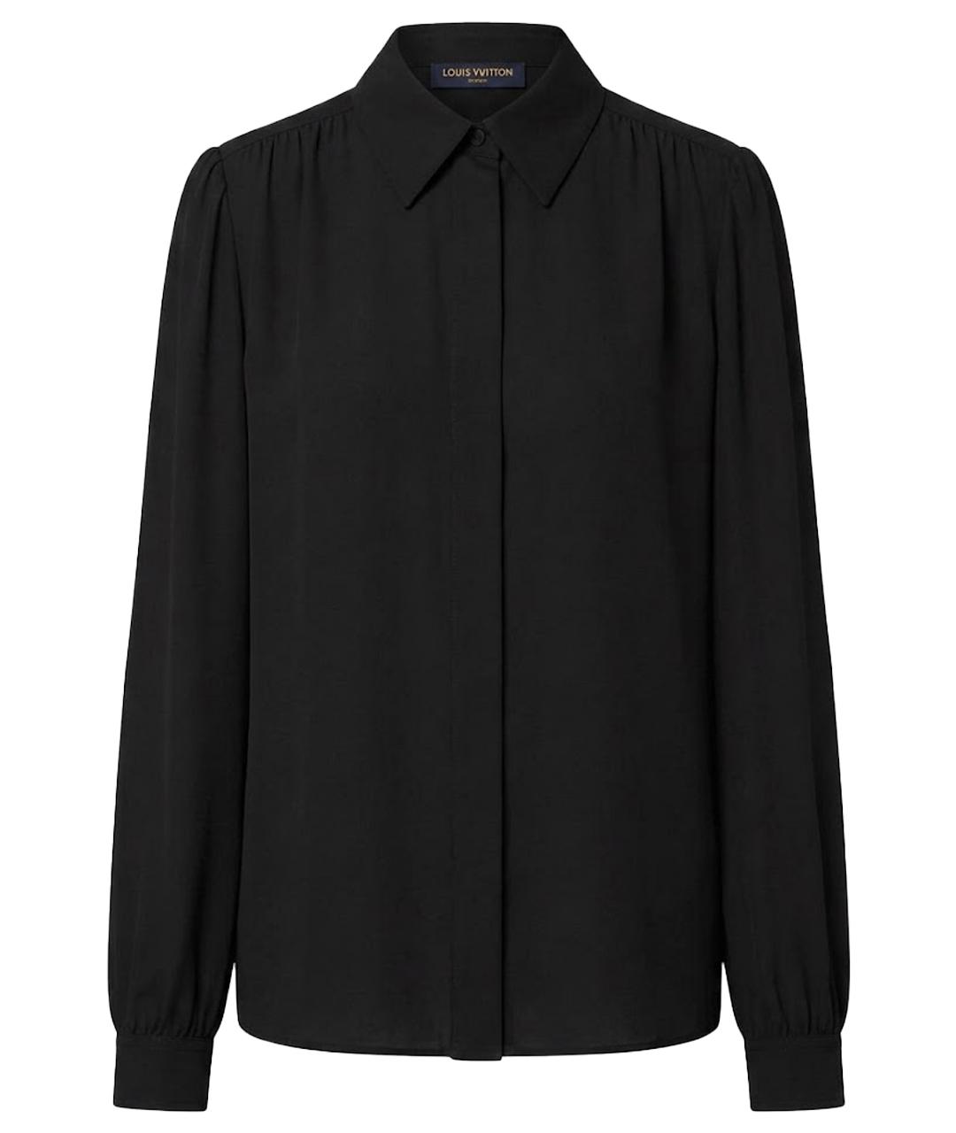 LOUIS VUITTON Черная полиэстеровая блузы, фото 1