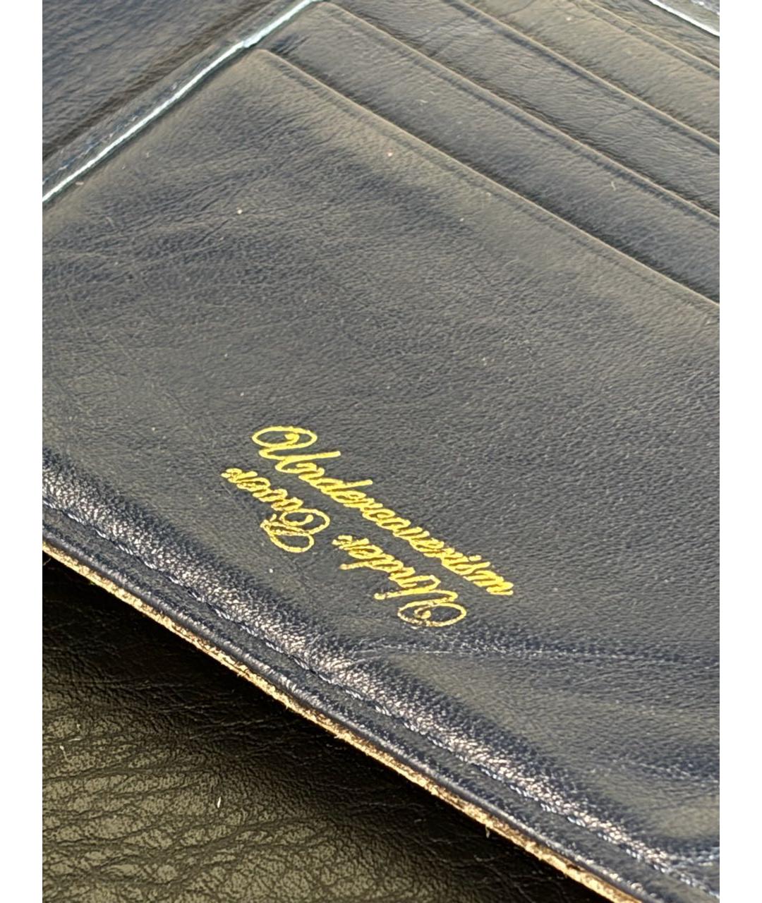 UNDERCOVER Коричневый кожаный кошелек, фото 4