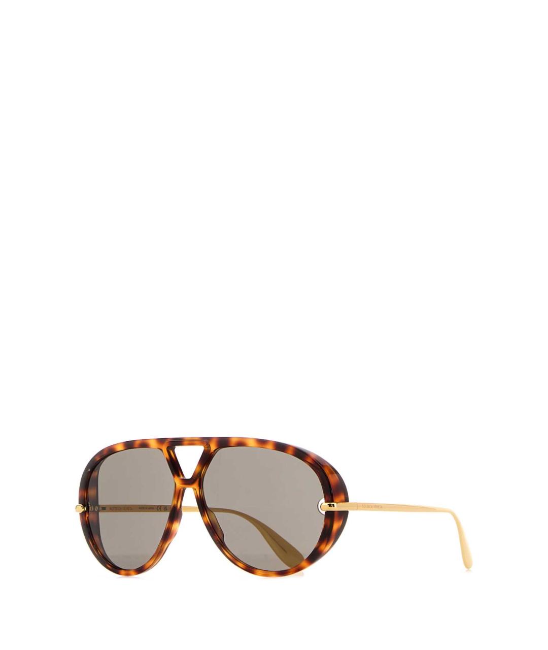 BOTTEGA VENETA Мульти металлические солнцезащитные очки, фото 1