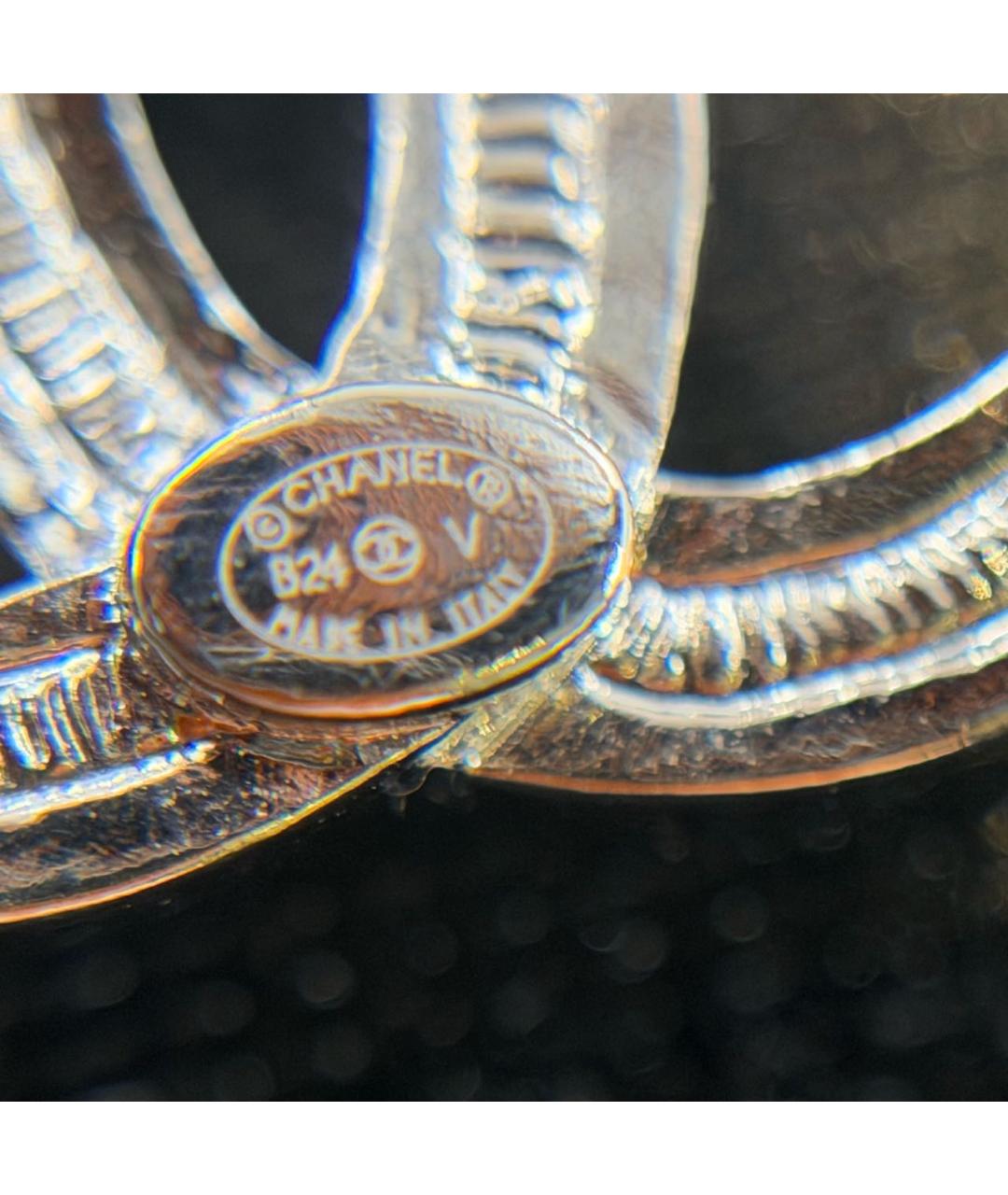 CHANEL Серебряные металлические серьги, фото 8