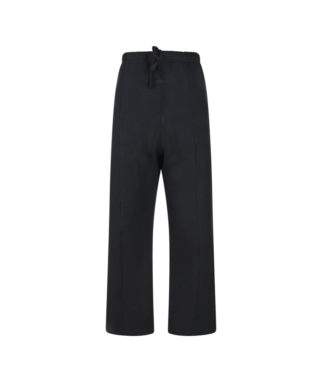 FEAR OF GOD ESSENTIALS Черные хлопковые повседневные брюки, фото 1