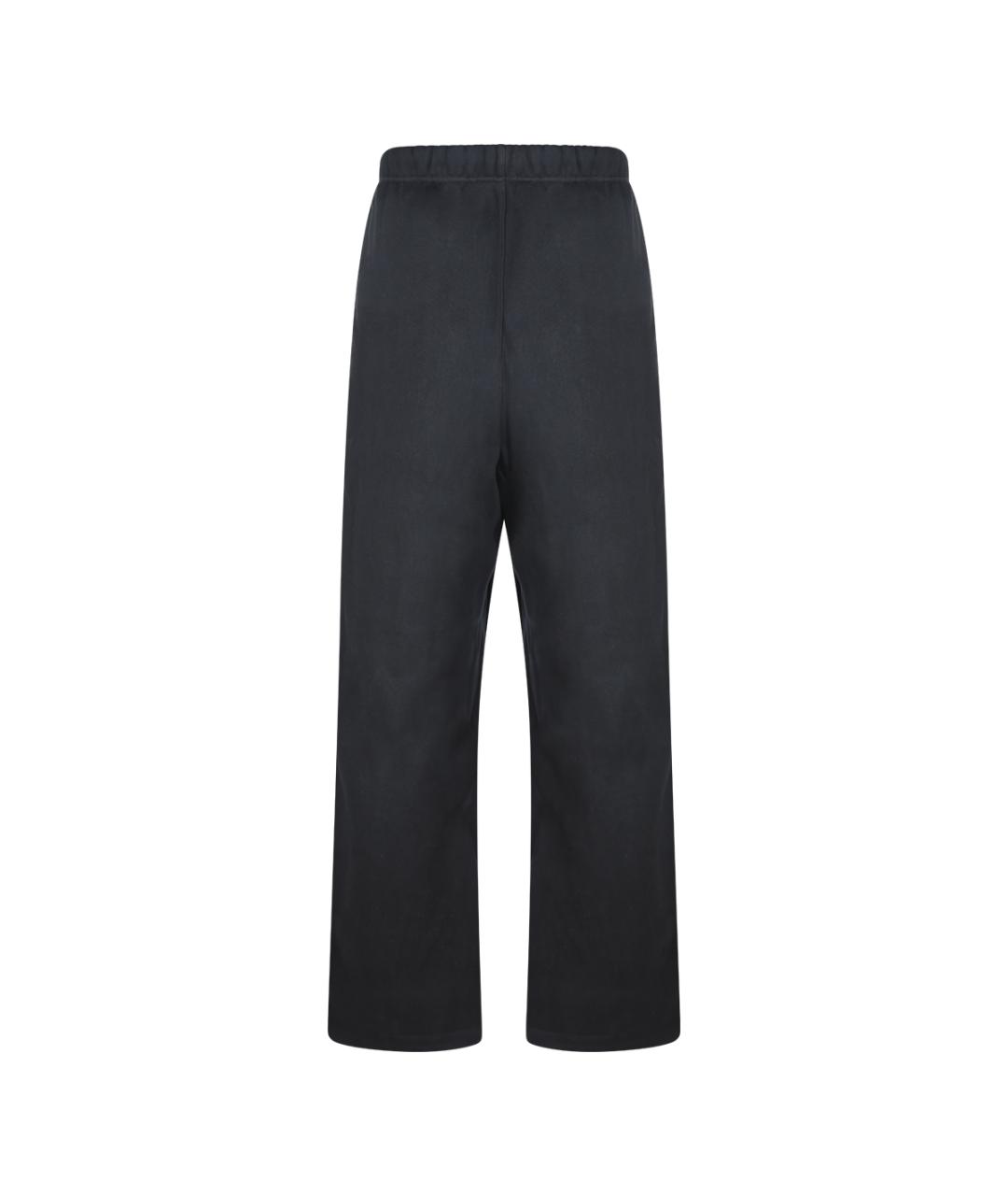 FEAR OF GOD ESSENTIALS Черные хлопковые повседневные брюки, фото 2