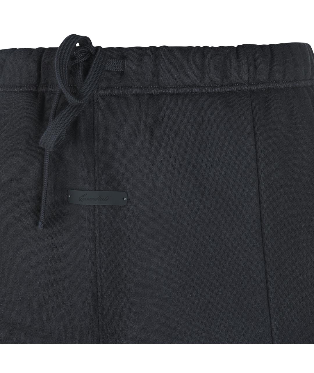FEAR OF GOD ESSENTIALS Черные хлопковые повседневные брюки, фото 3