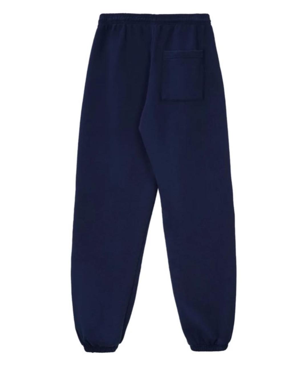 SPORTY AND RICH Темно-синие хлопковые спортивные брюки и шорты, фото 2