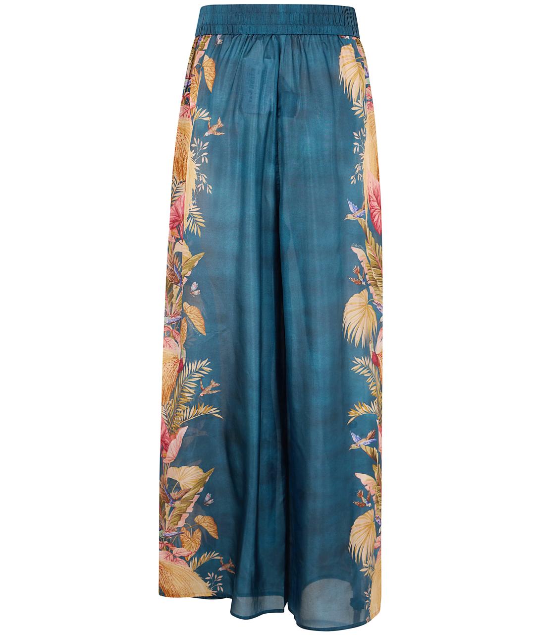 ZIMMERMANN Синие прямые брюки, фото 4