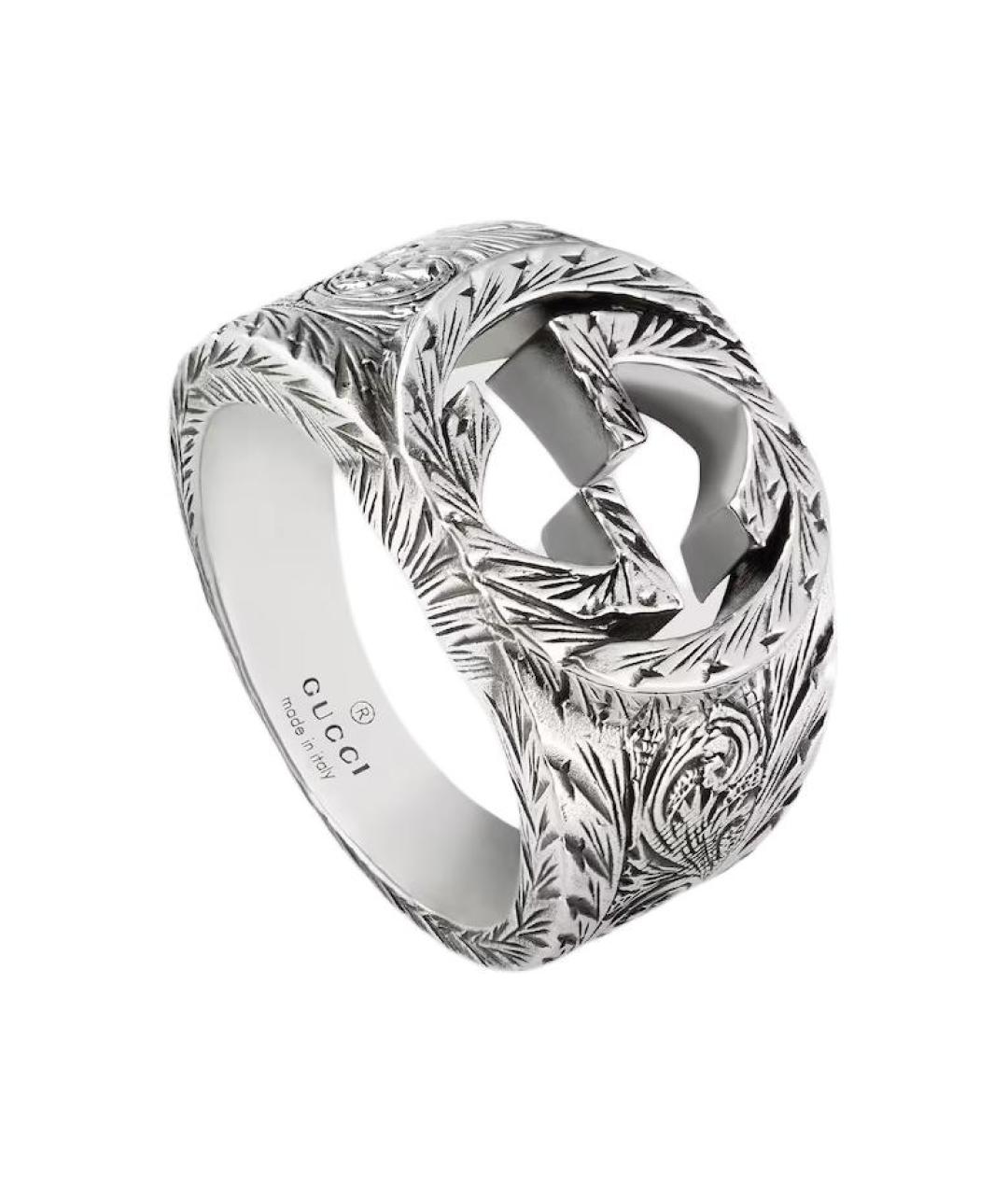 GUCCI Серебряное кольцо, фото 1