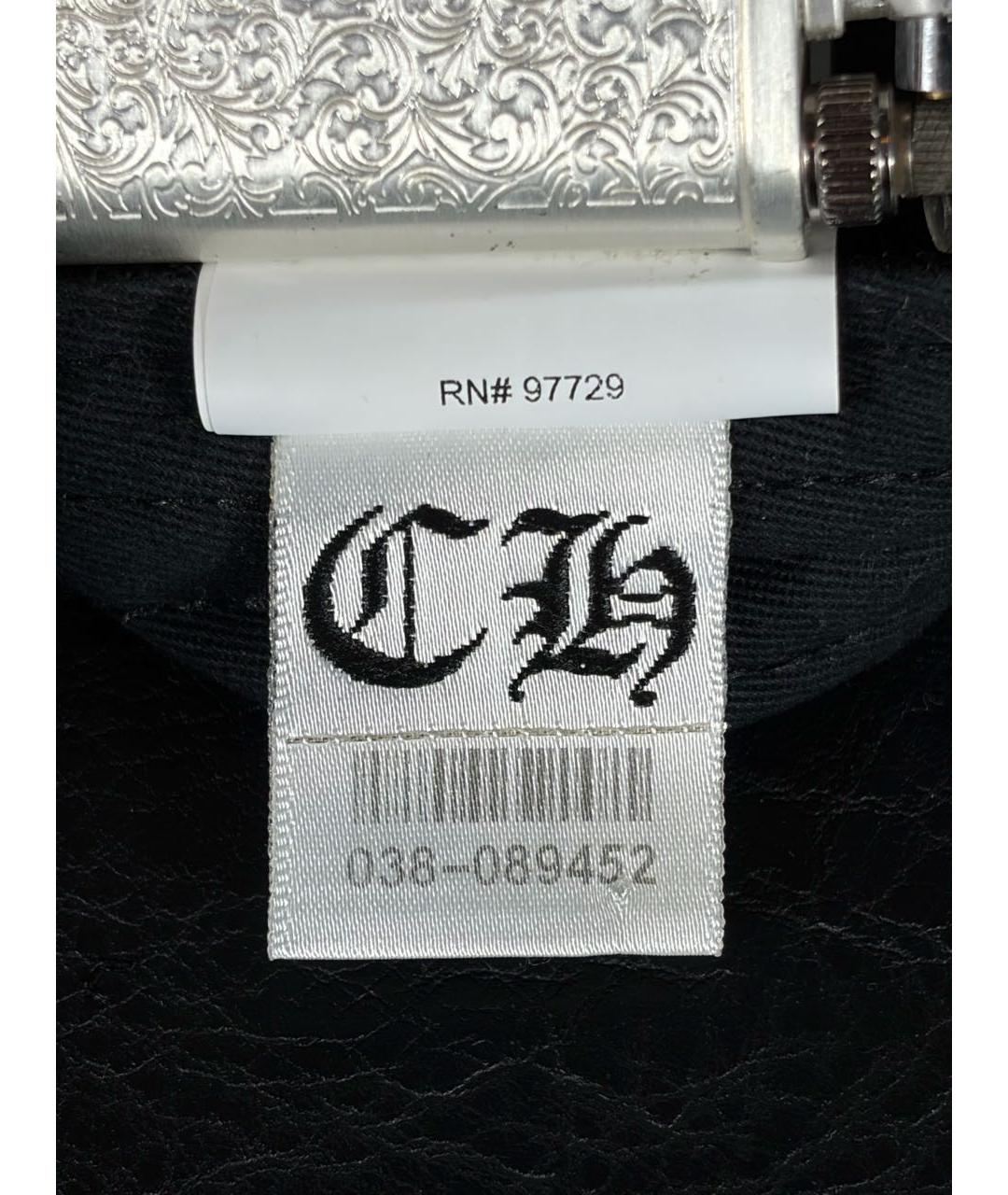 CHROME HEARTS Черная хлопковая кепка/бейсболка, фото 6