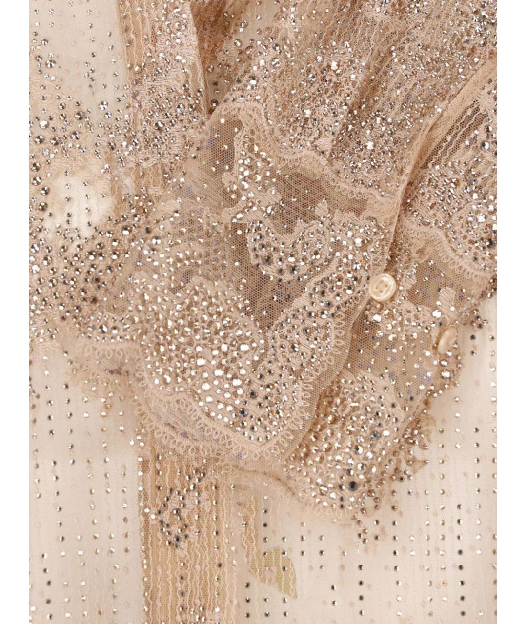 ERMANNO SCERVINO Розовая полиэстеровая рубашка, фото 4