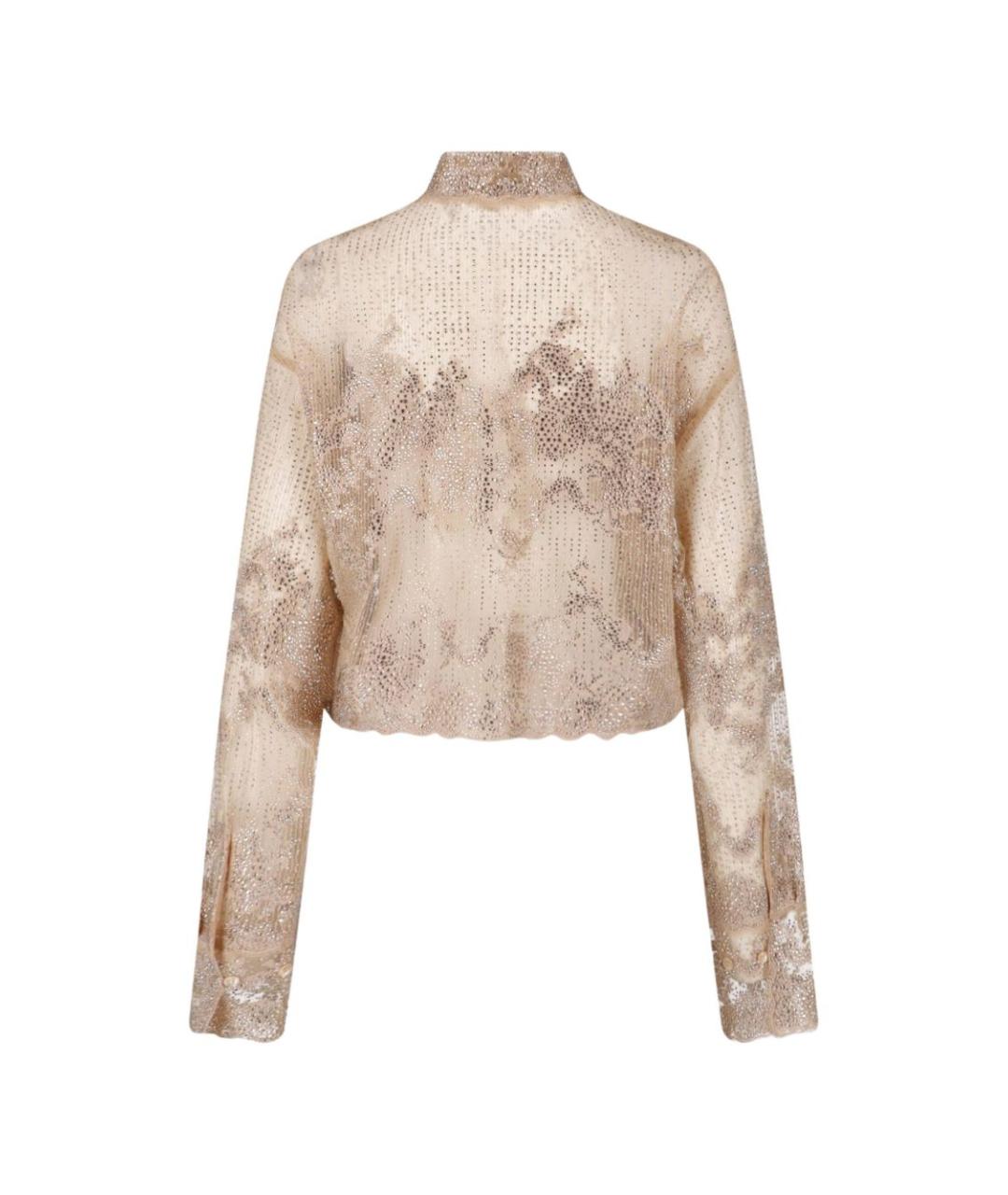 ERMANNO SCERVINO Розовая полиэстеровая рубашка, фото 5