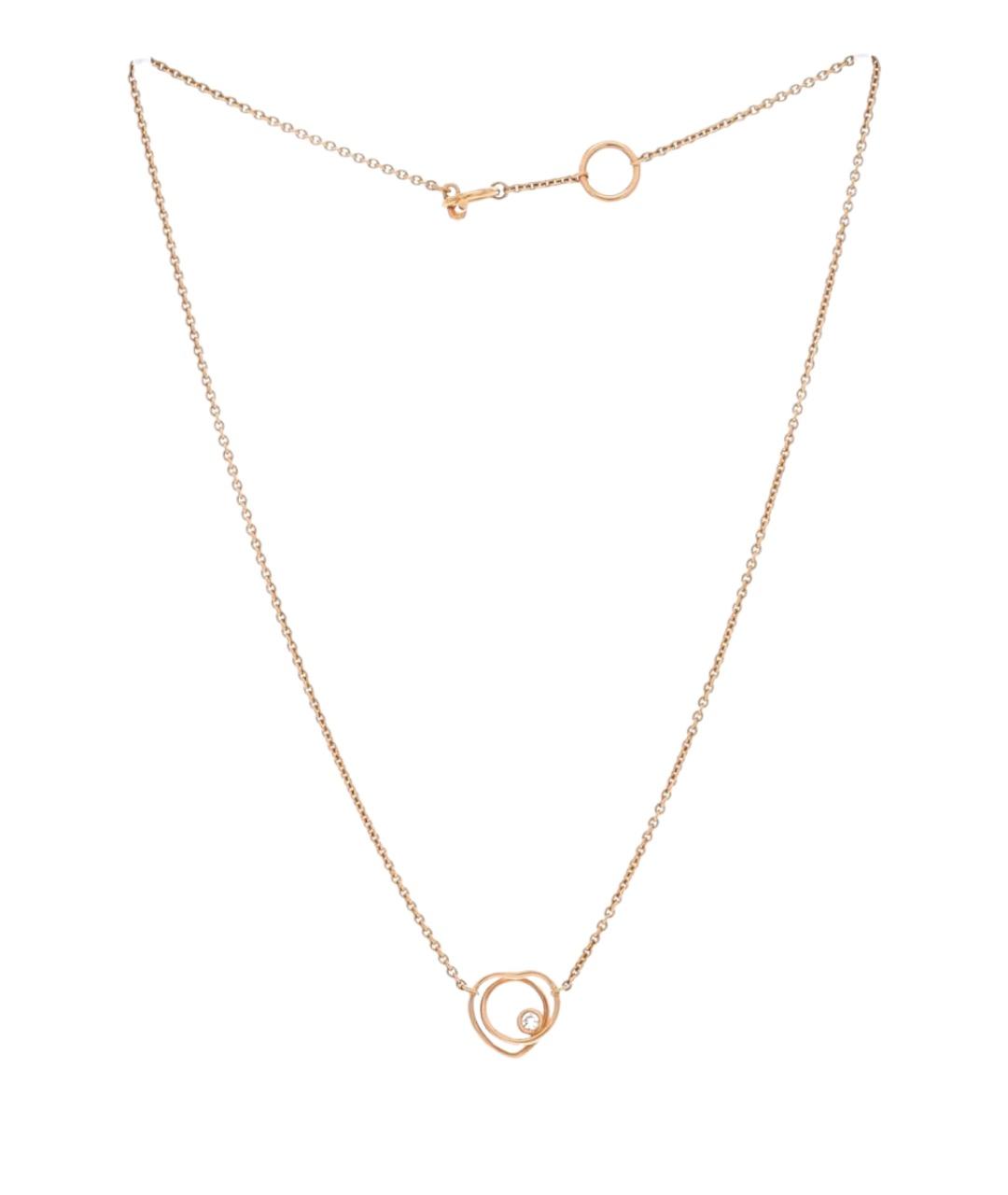 HERMES Золотое колье из розового золота, фото 1