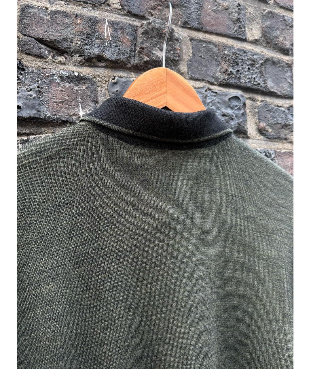 SAINT LAURENT Серый шерстяной джемпер / свитер, фото 7