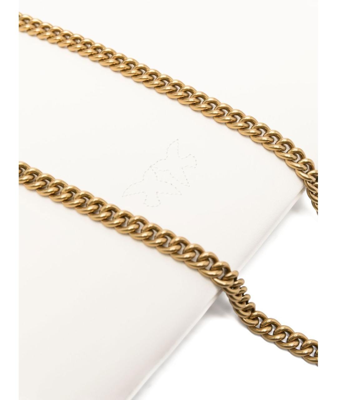 PINKO Белая сумка через плечо, фото 4