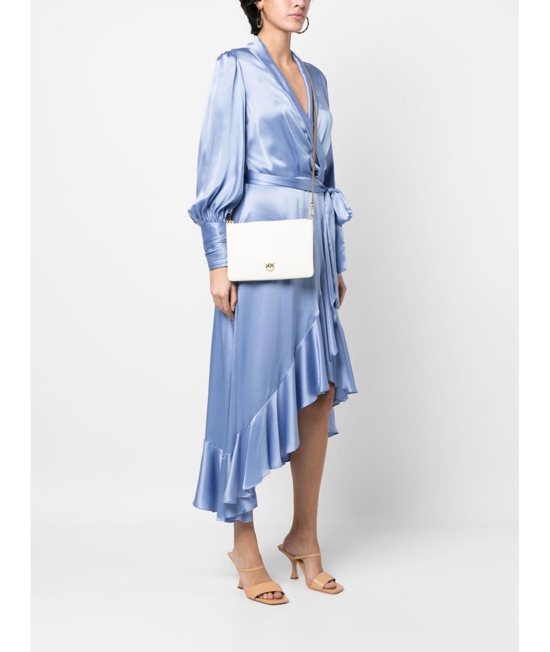 PINKO Белая сумка через плечо, фото 5