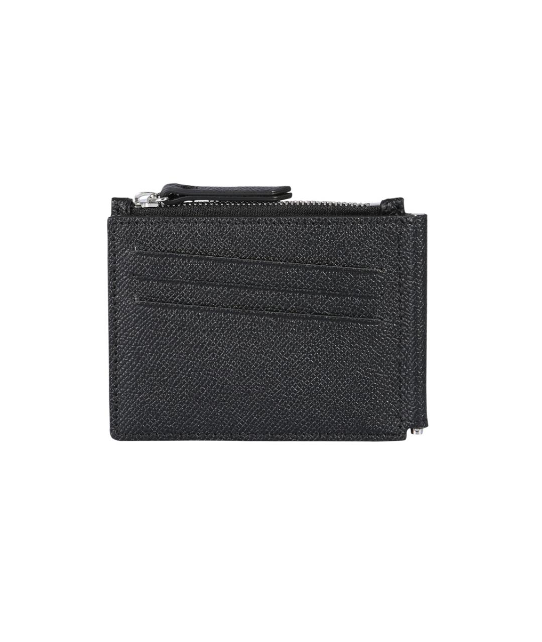 MAISON MARGIELA Черный кожаный кошелек, фото 5