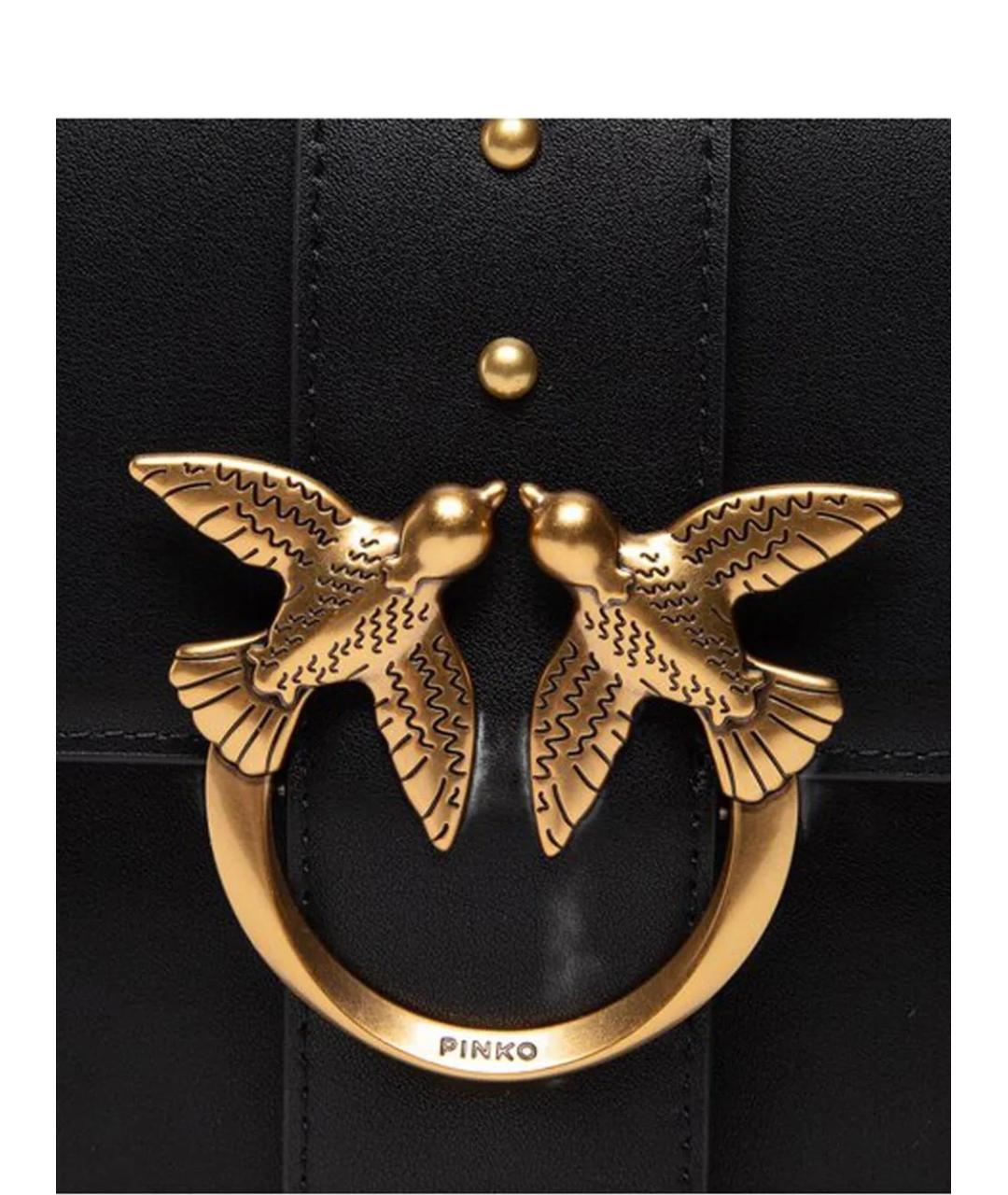 PINKO Черная сумка через плечо, фото 3