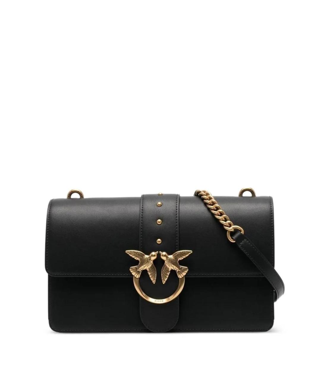 PINKO Черная сумка через плечо, фото 1