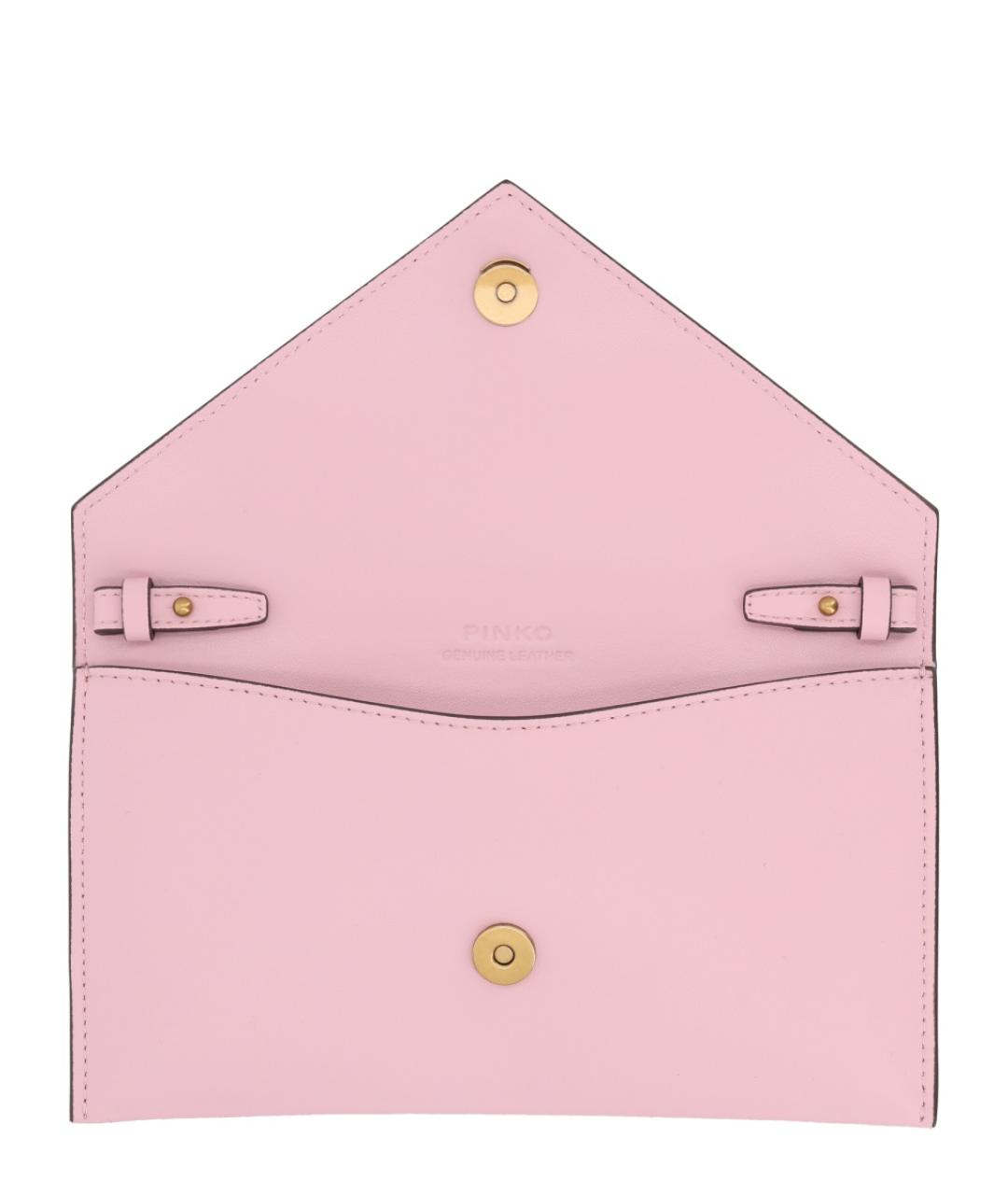 PINKO Розовая синтетическая сумка через плечо, фото 4