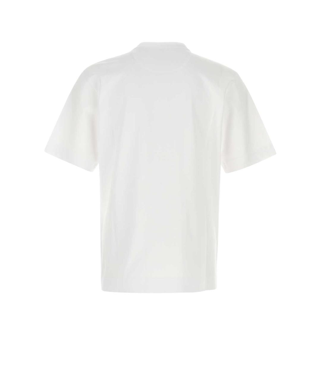 FENDI Белая хлопковая футболка, фото 2