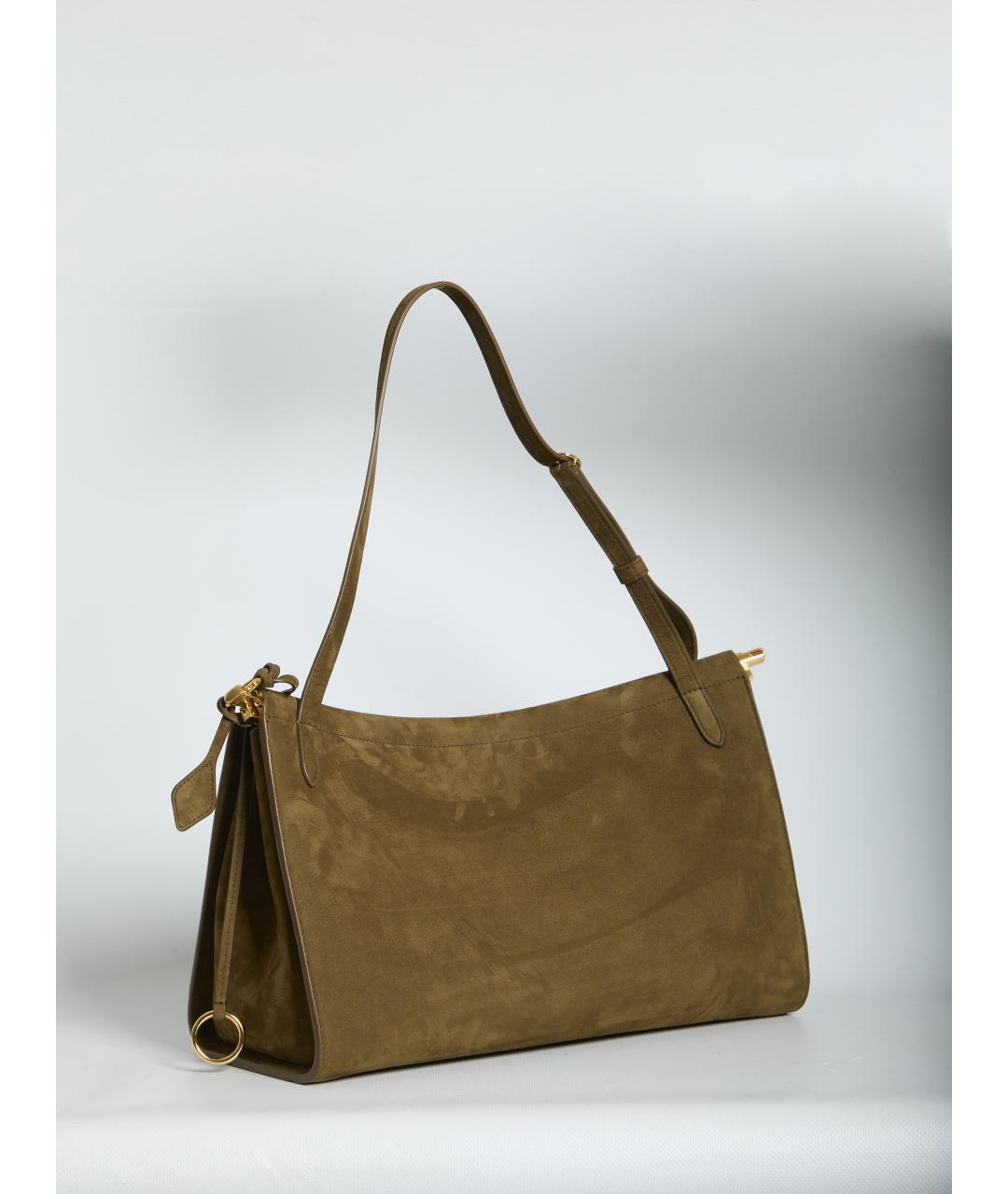 ALAIA Зеленая кожаная сумка через плечо, фото 2