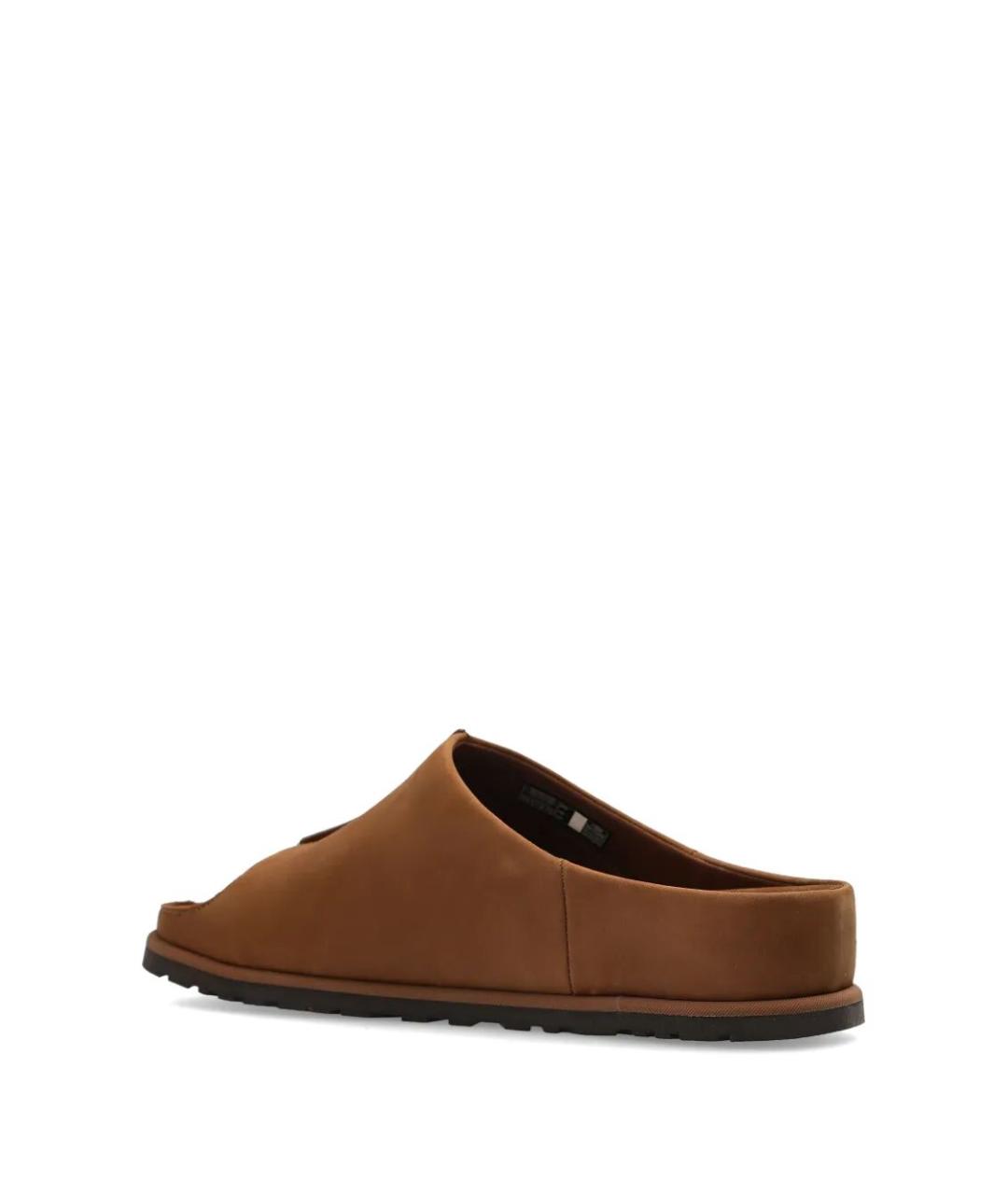 UGG AUSTRALIA Коричневые замшевые сандалии, фото 2