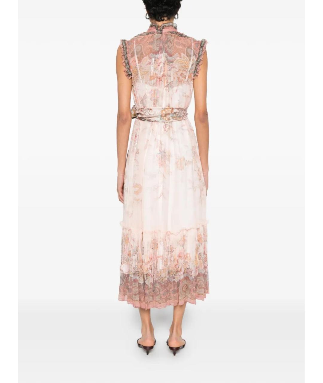 ZIMMERMANN Розовое повседневное платье, фото 4