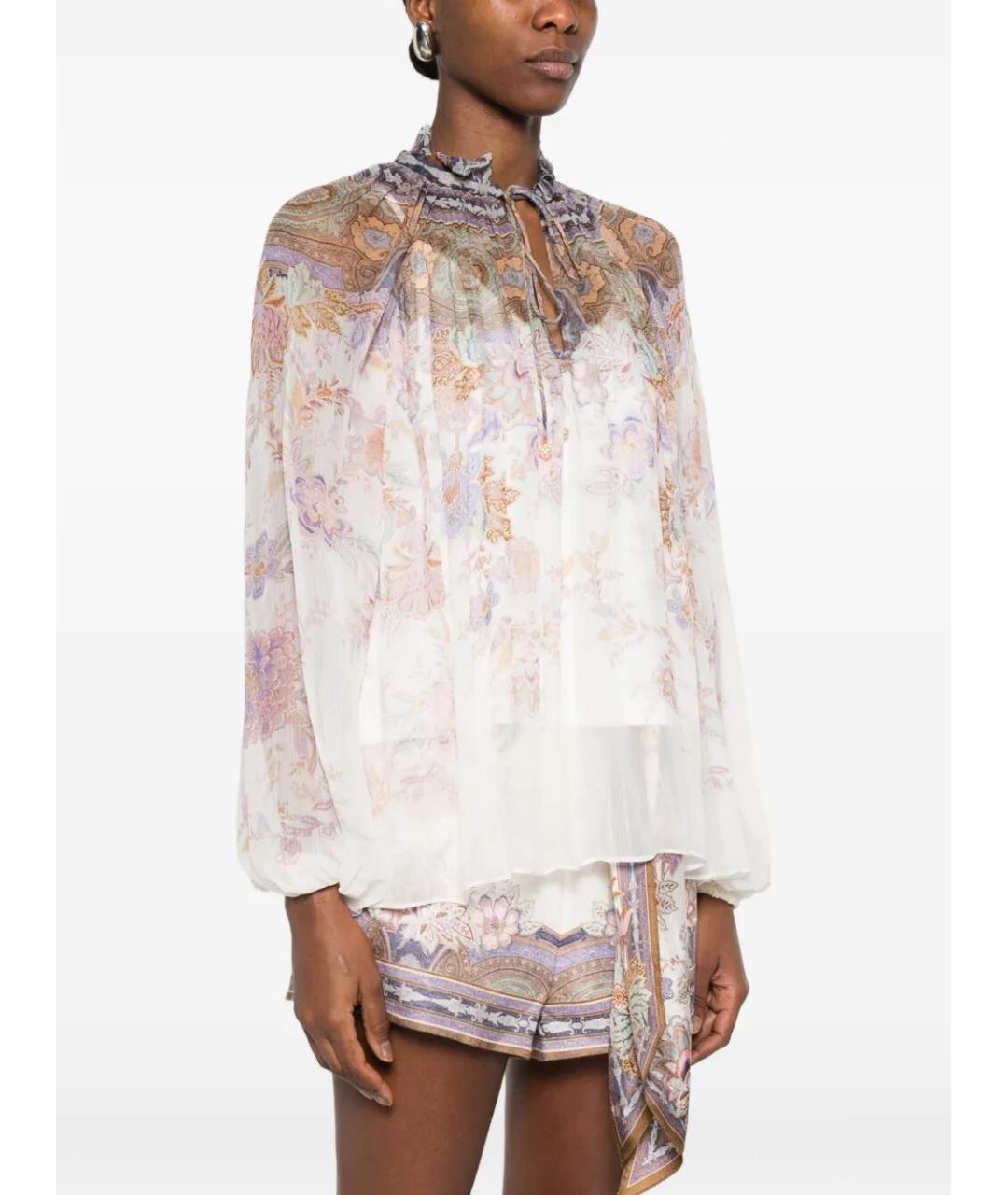 ZIMMERMANN Бежевая блузы, фото 2