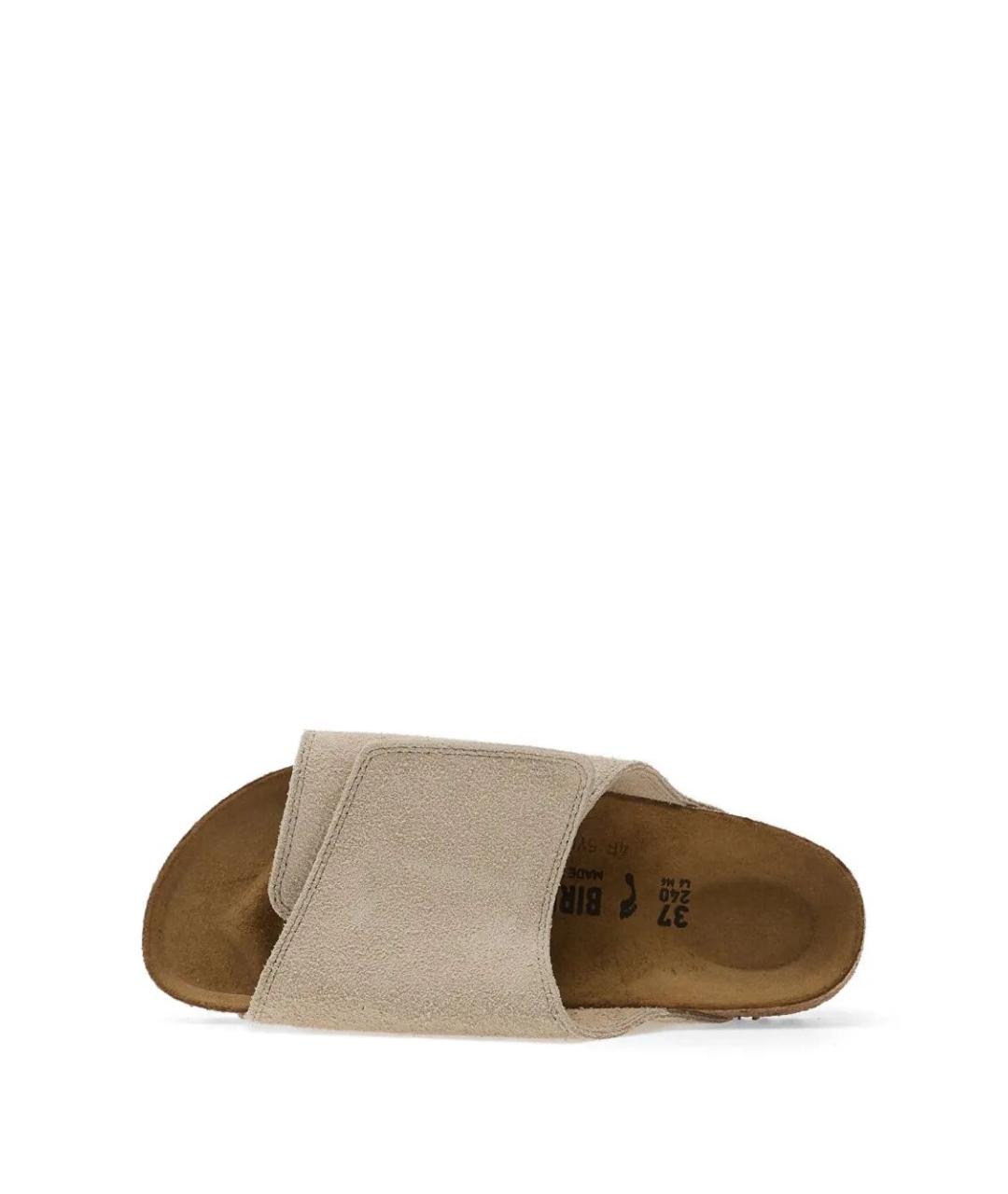 BIRKENSTOCK Серые замшевые сандалии, фото 4