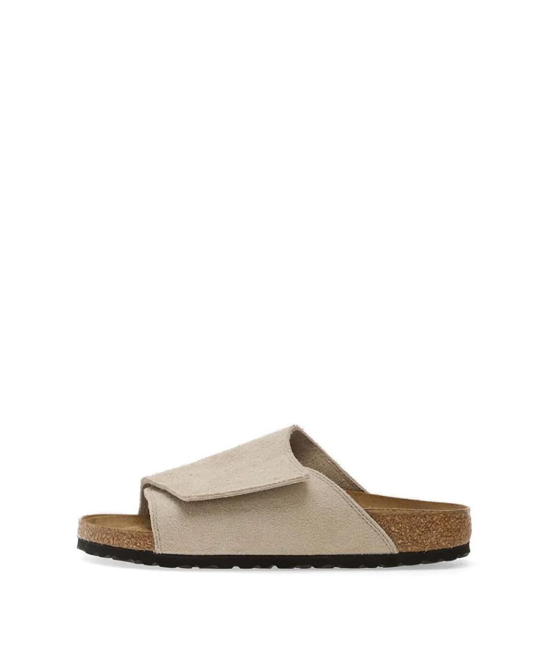 BIRKENSTOCK Серые замшевые сандалии, фото 5