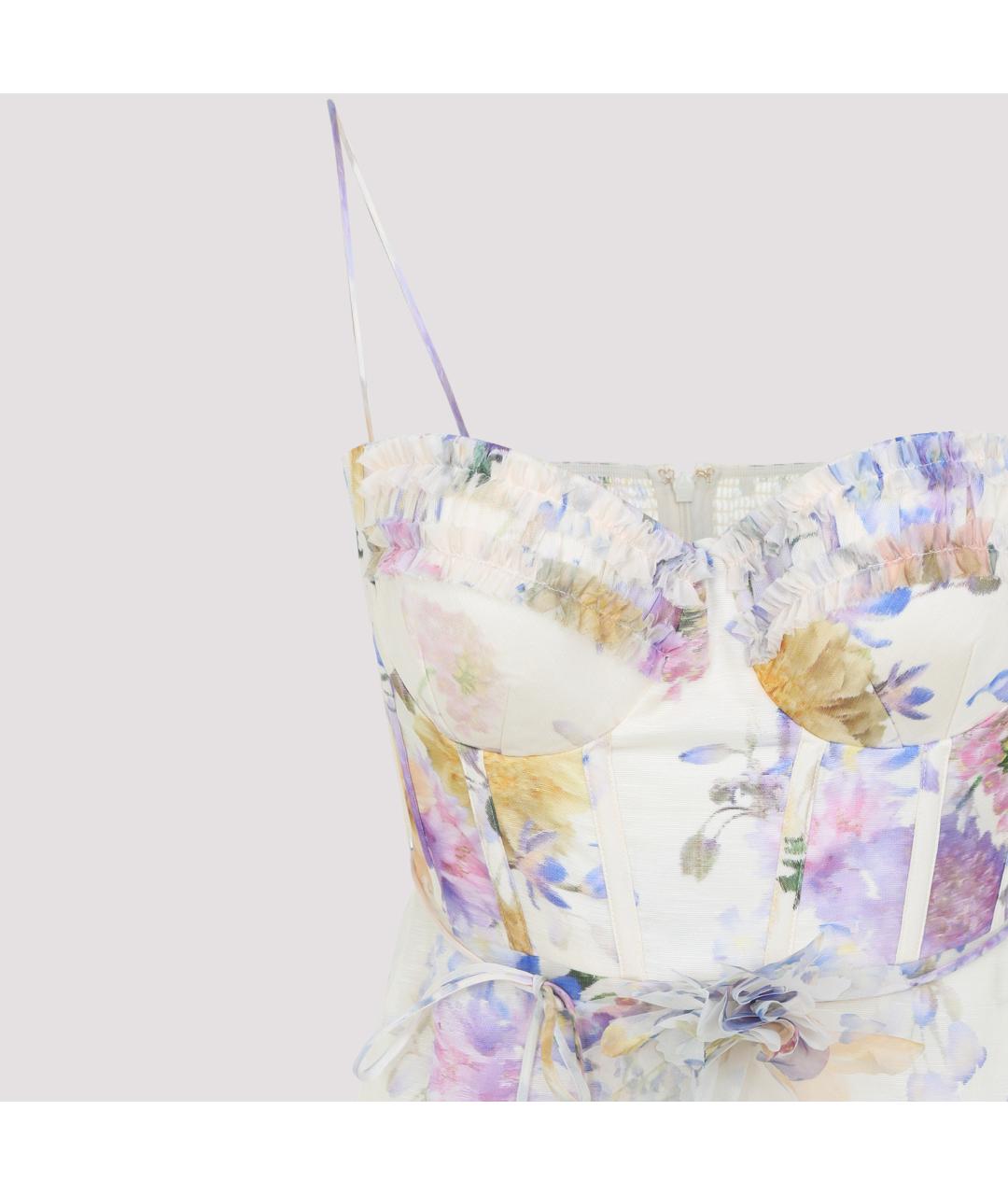 ZIMMERMANN Бежевое льняное повседневное платье, фото 4