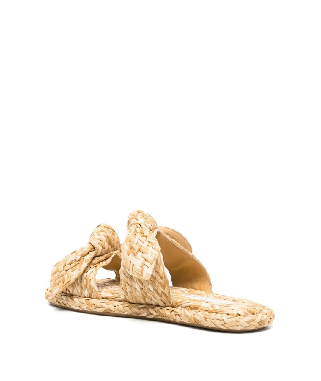 ZIMMERMANN Бежевые синтетические сандалии, фото 4