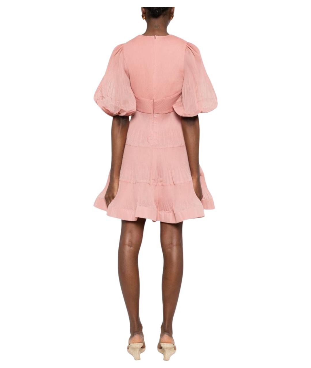 ZIMMERMANN Розовое повседневное платье, фото 2