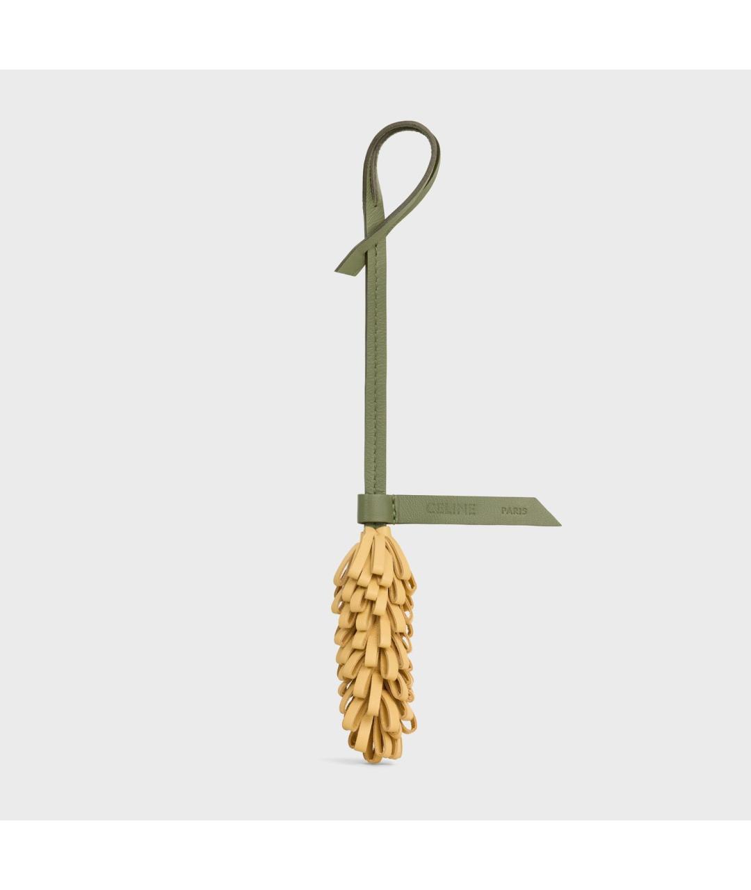 CELINE Хаки брелок, фото 2
