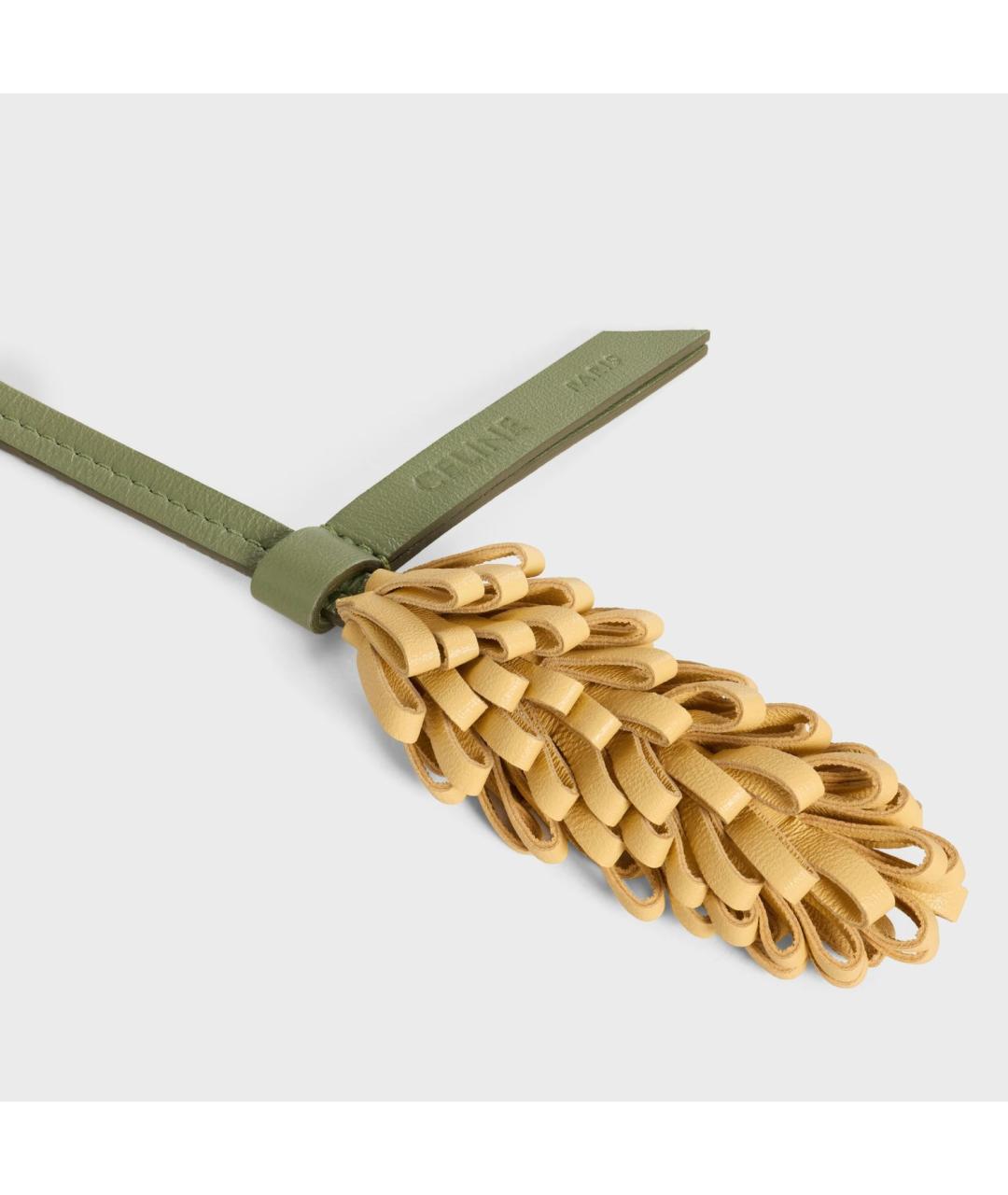 CELINE Хаки брелок, фото 3